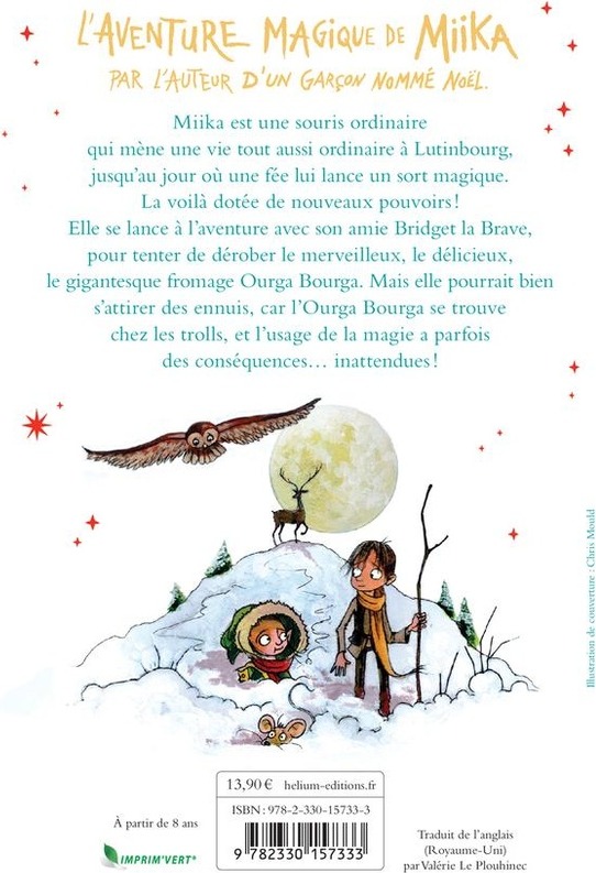 Quatrième de couverture de « Une souris nommée Miika »