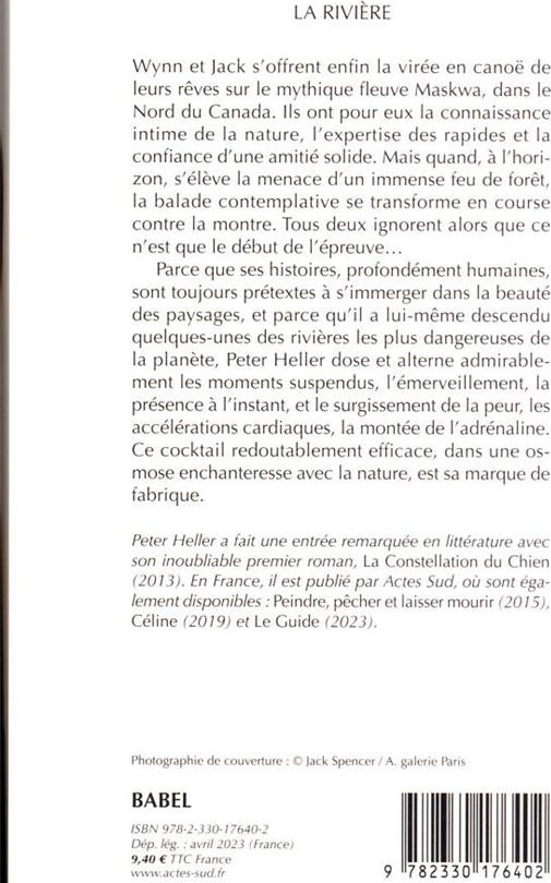 Quatrième de couverture de « La rivière »