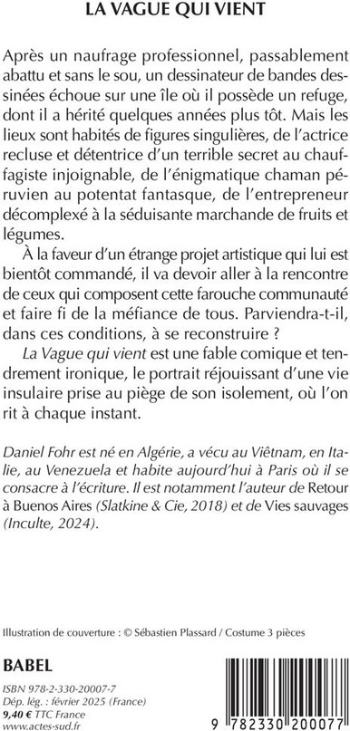 Quatrième de couverture de « La vague qui vient : roman »