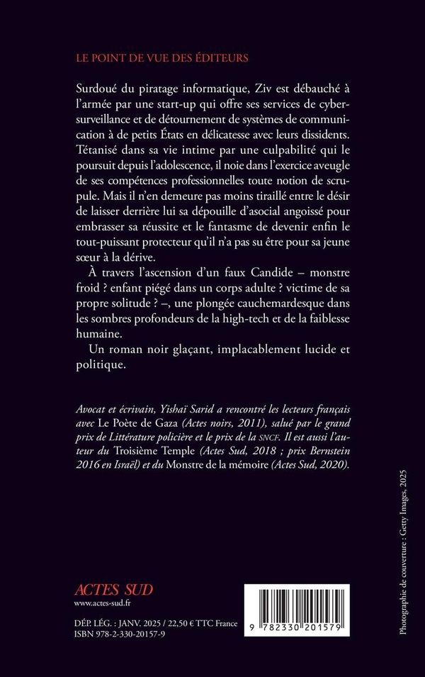 Quatrième de couverture de « La nuit du hackeur »