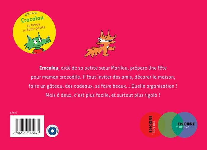 Quatrième de couverture de « Une surprise pour maman »