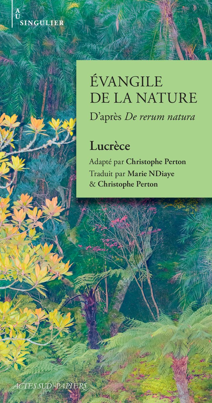 Couverture du livre « Évangile de la nature », librairie Les Contes Infusés à Corte