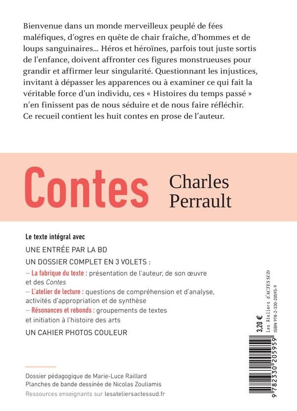 Quatrième de couverture de « Contes »