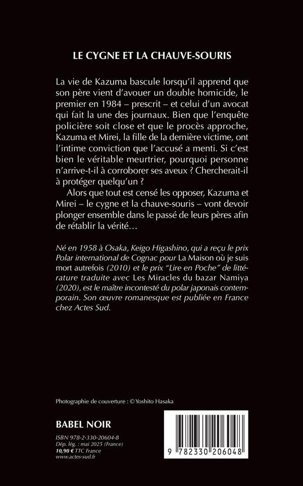Quatrième de couverture de « Le cygne et la chauve-souris »