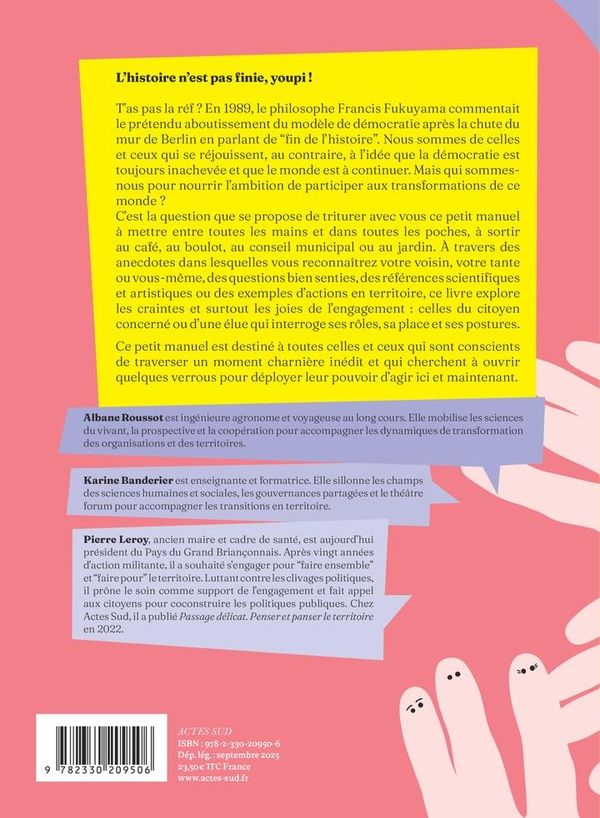 Quatrième de couverture de « Petit manuel de démocratie vivante »