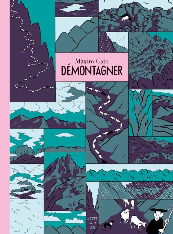 Couverture du livre « Démontagner » de Maxim Cain, librairie Les Contes Infusés à Corte