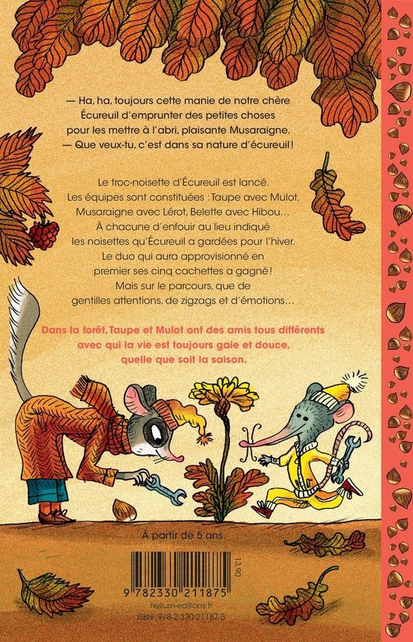 Quatrième de couverture de « Le troc-noisette d'Écureuil »