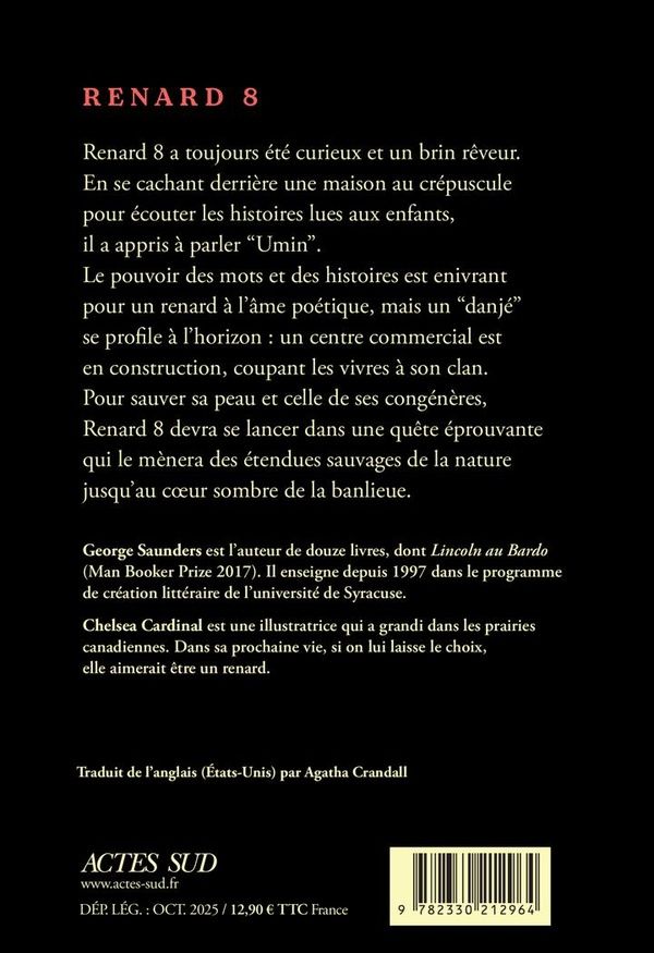 Quatrième de couverture de « Renard 8 »
