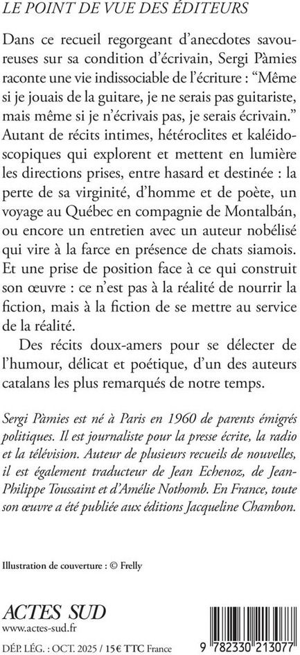 Quatrième de couverture de « À deux heures, il sera trois heures »