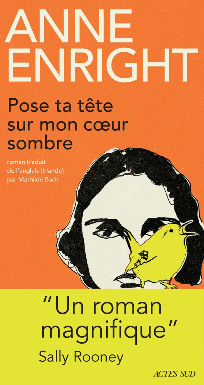 Couverture du livre « Pose ta tête sur mon coeur sombre » de Anne Enright, librairie Les Contes Infusés à Corte