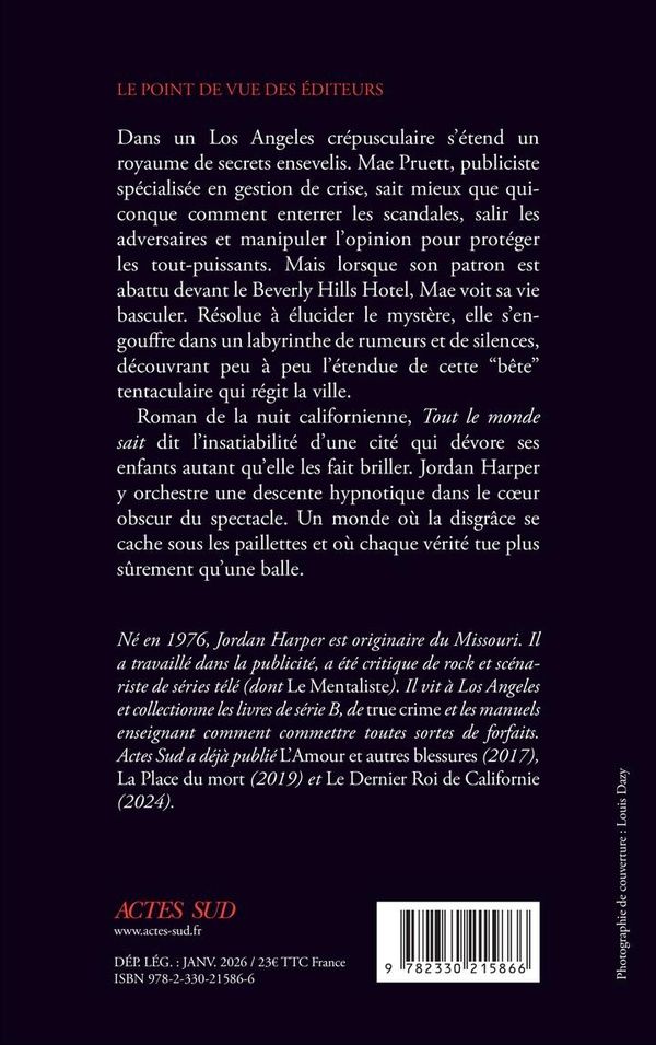 Quatrième de couverture de « Tout le monde sait »