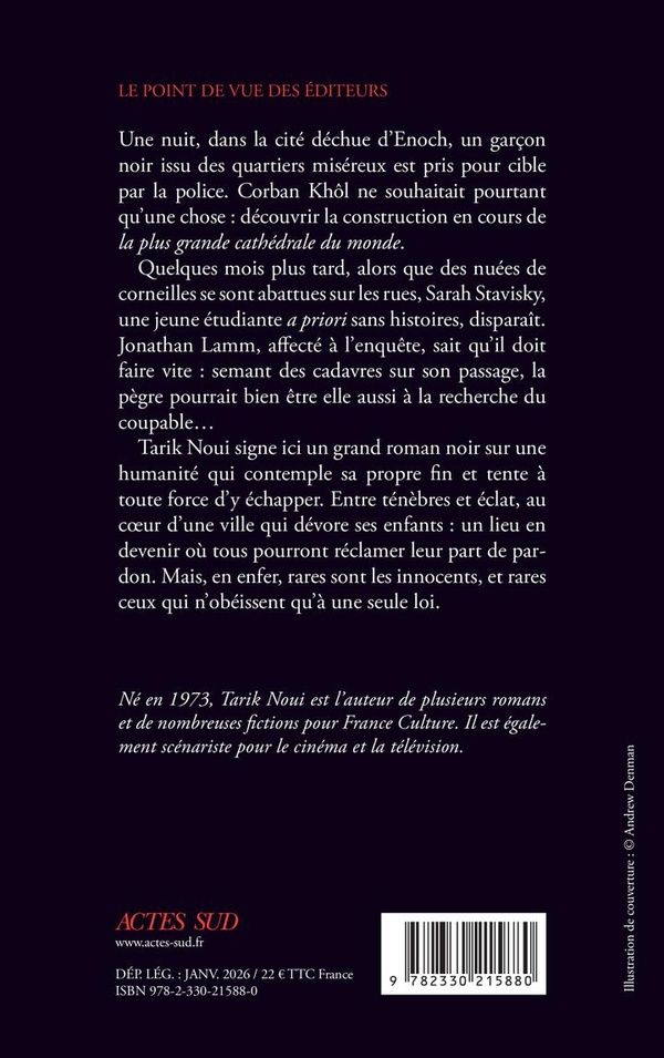 Quatrième de couverture de « Cathédrale : histoire des vivants, des morts, et de ceux qui ne les ont pas connus »