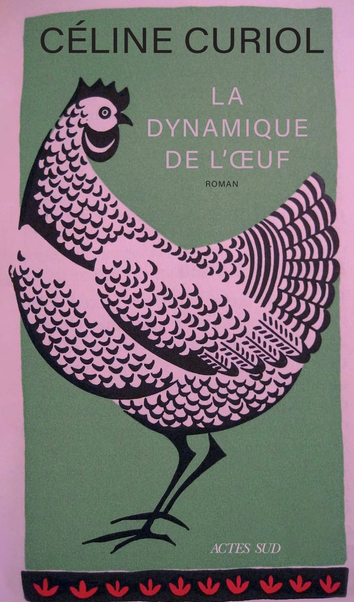 Couverture du livre « La dynamique de l'oeuf : roman » de Céline Curiol, librairie Les Contes Infusés à Corte