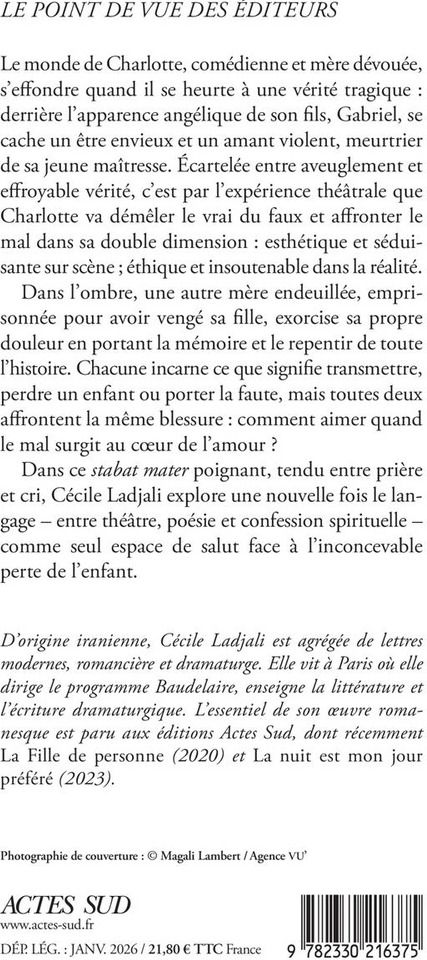 Quatrième de couverture de « Repentir : roman »