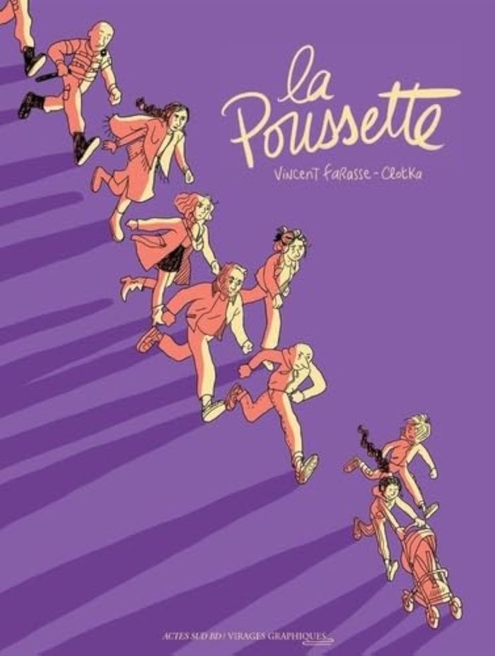 Couverture du livre « La poussette », librairie Les Contes Infusés à Corte