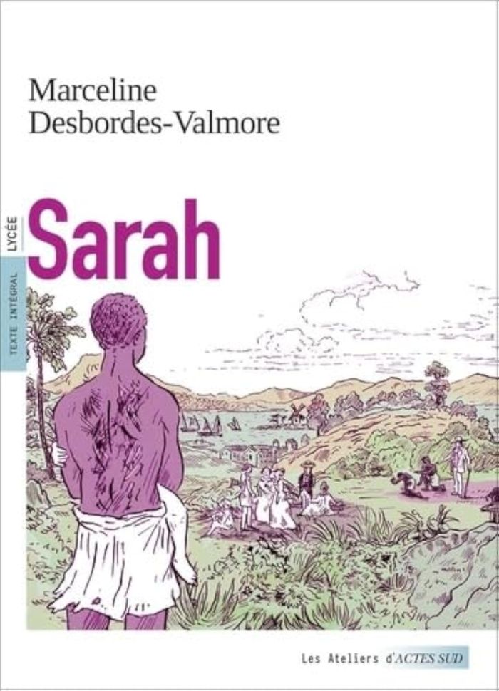 Couverture du livre « Sarah » de Marceline Desbordes-Valmore, librairie Les Contes Infusés à Corte