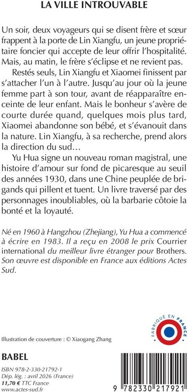Quatrième de couverture de « La ville introuvable : Wencheng »