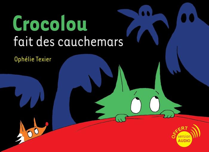 Couverture du livre « Crocolou fait des cauchemars » de Ophélie Texier, librairie Les Contes Infusés à Corte