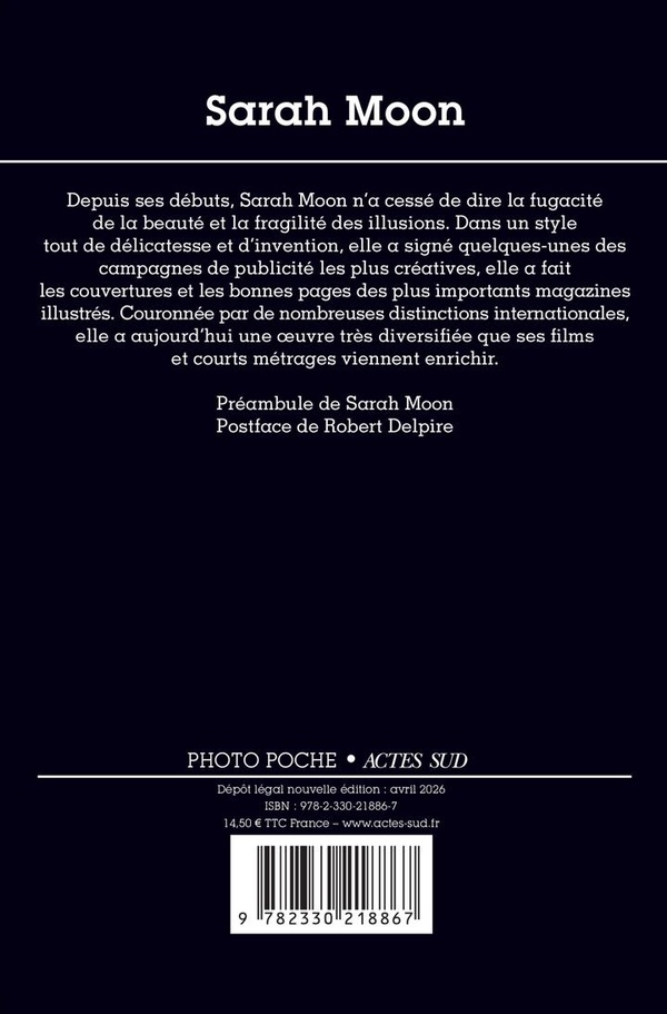 Quatrième de couverture de « Sarah Moon »