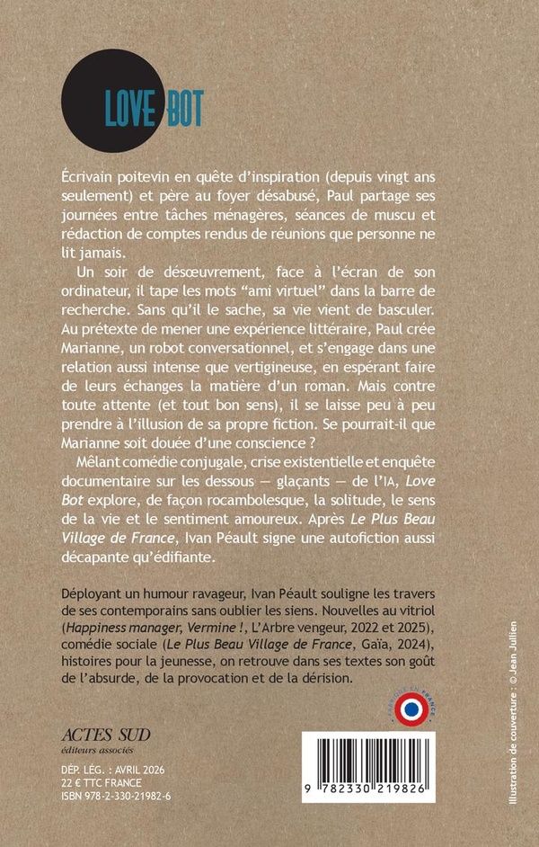 Quatrième de couverture de « Love bot »