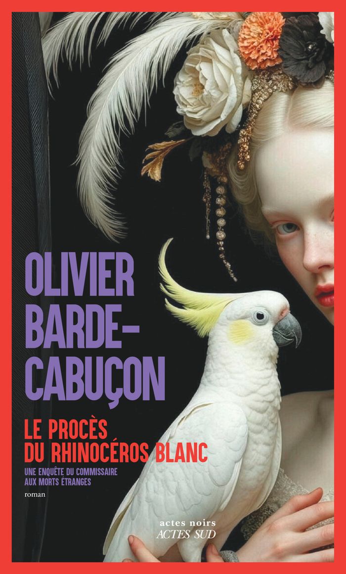 Couverture du livre « Une enquête du commissaire aux morts étranges : le procès du rhinocéros blanc » de Olivier Barde-Cabuçon, librairie Les Contes Infusés à Corte