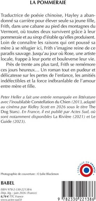 Quatrième de couverture de « LA POMMERAIE »