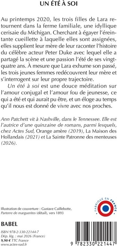 Quatrième de couverture de « UN ETE A SOI »