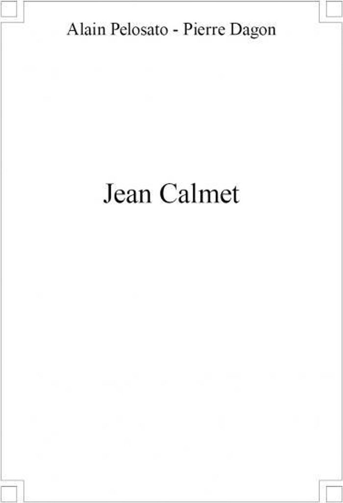 Couverture du livre « JEAN CALMET - LES VAMPIRES ET LOVECRAFT » de Alain Pelosato - Pie, librairie Les Contes Infusés à Corte