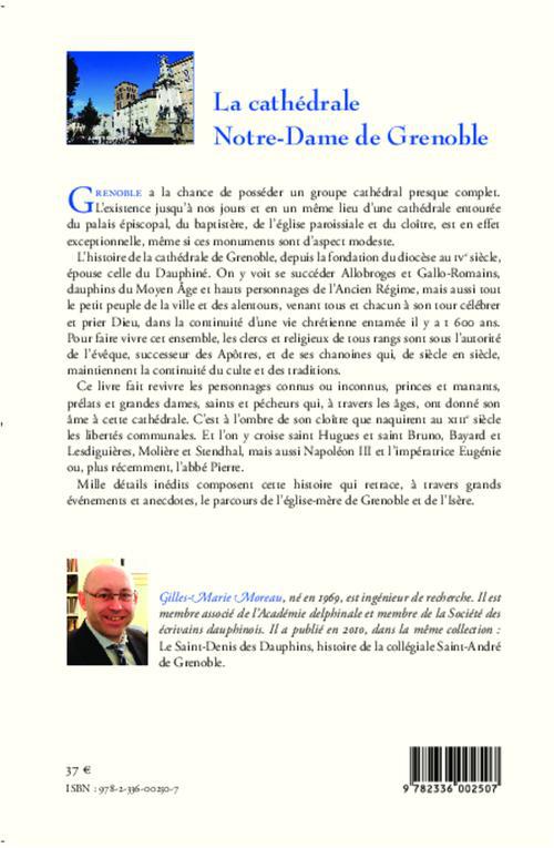 Quatrième de couverture de « LA CATHEDRALE NOTRE-DAME DE GRENOBLE »