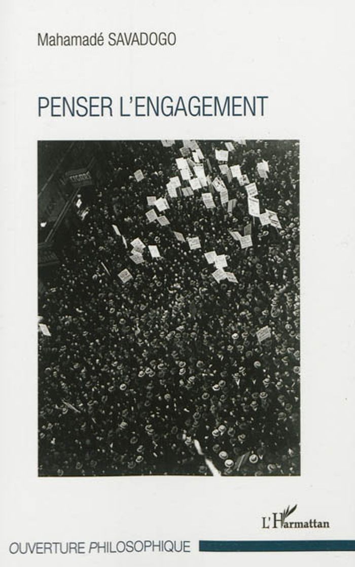 Couverture du livre « PENSER L'ENGAGEMENT » de Mahamade Savadogo, librairie Les Contes Infusés à Corte