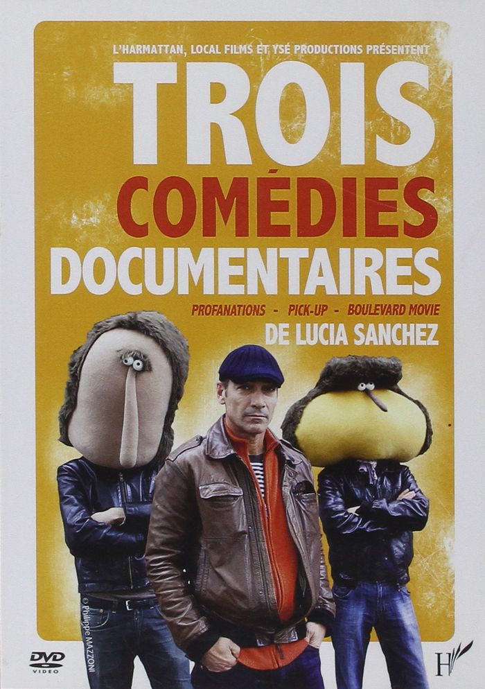 Couverture du livre « TROIS COMEDIES DOCUMENTAIRES », librairie Les Contes Infusés à Corte