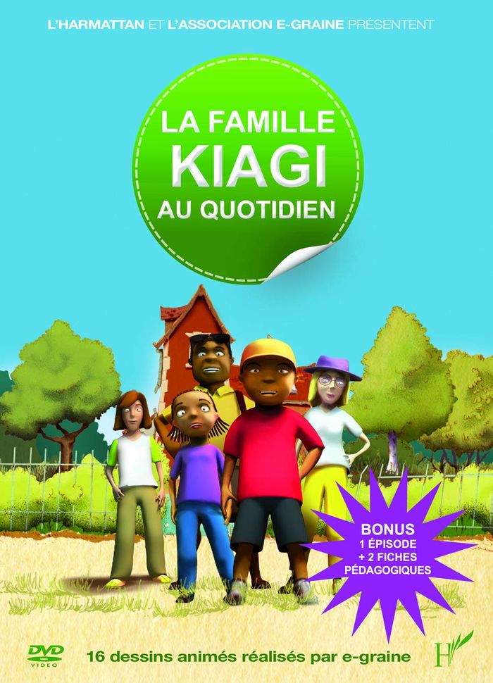 Couverture du livre « LA FAMILLE KIAGI AU QUOTIDIEN » de Xxx, librairie Les Contes Infusés à Corte