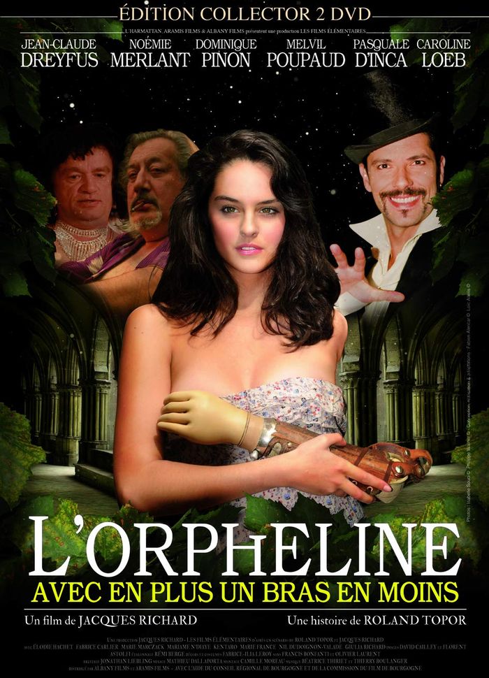Couverture du livre « ORPHELINE AVEC EN PLUS UN BRAS EN MOINS » de Xxx, librairie Les Contes Infusés à Corte