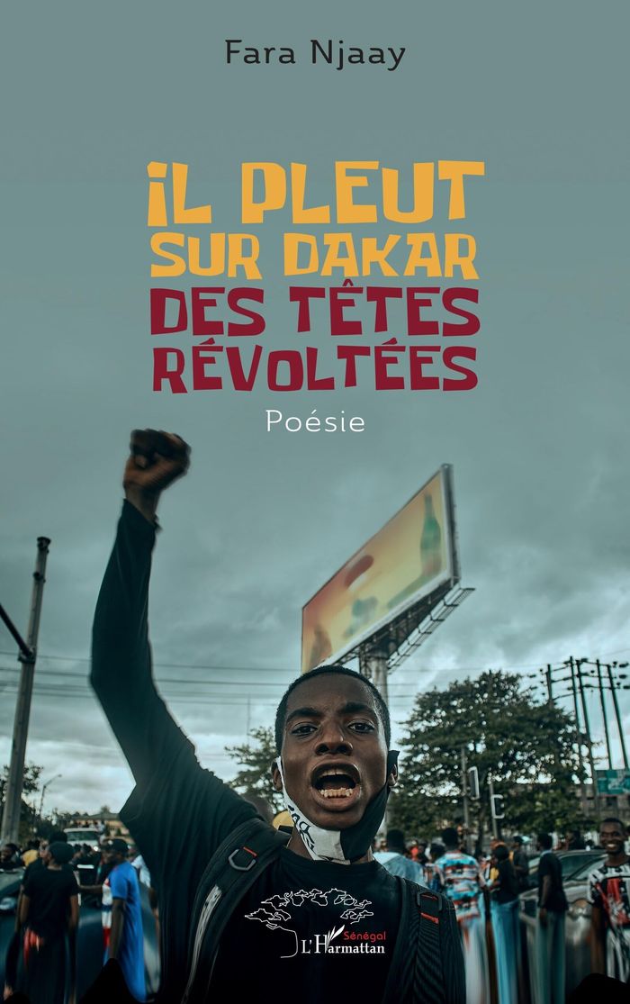 Couverture du livre « IL PLEUT SUR DAKAR DES TETES REVOLTEES », librairie Les Contes Infusés à Corte