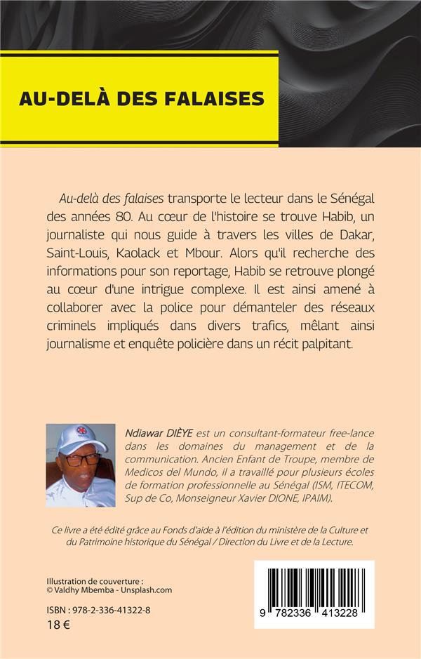 Quatrième de couverture de « AU-DELA DES FALAISES »
