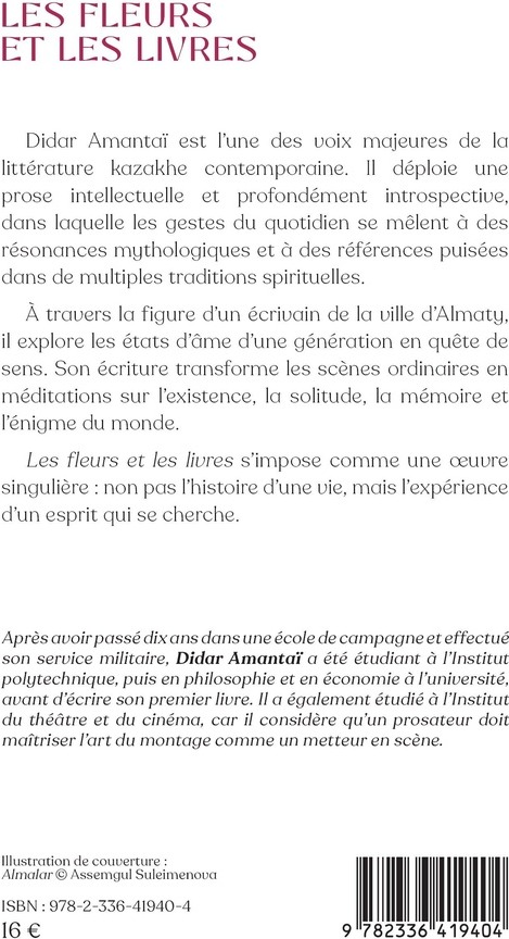 Quatrième de couverture de « Les fleurs et les livres : roman »