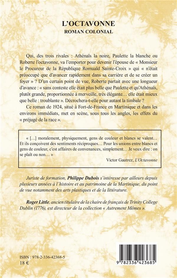 Quatrième de couverture de « LOCTAVONNE »