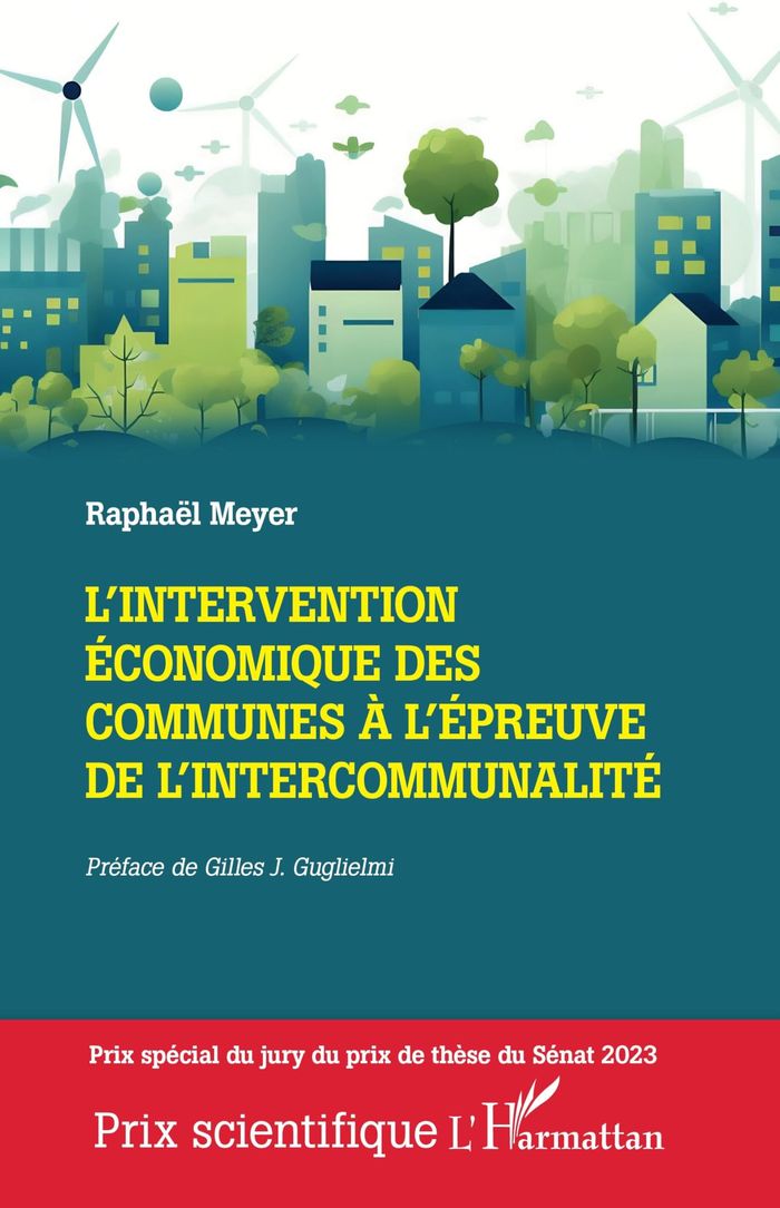 Couverture du livre « L'intervention économique des communes à l'épreuve de l'intercommunalité » de Raphaël Meyer, librairie Les Contes Infusés à Corte