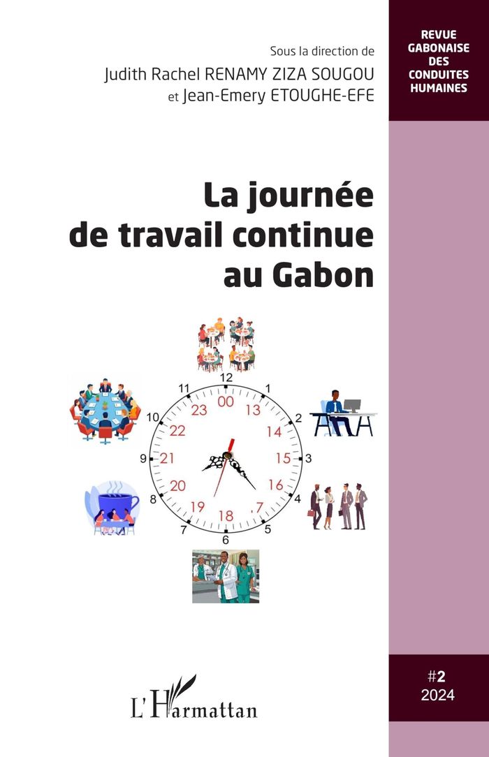 Couverture du livre « LA JOURNEE DE TRAVAIL CONTINUE AU GABON - VOL22024 » de J-E. Etoughe-Efe, librairie Les Contes Infusés à Corte