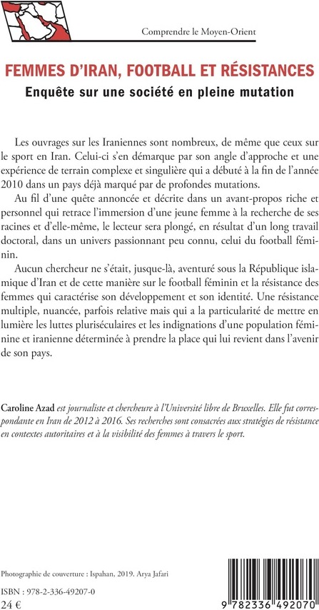 Quatrième de couverture de « FEMMES DIRAN, FOOTBALL ET RESISTANCES - ENQUETE SUR UNE SOCIETE EN PLEINE MUTATION »