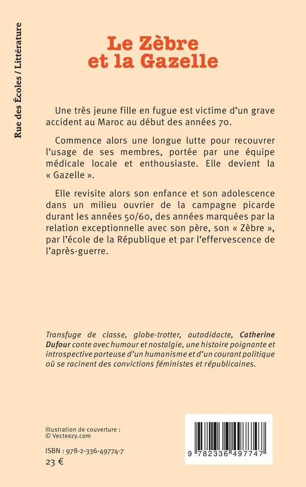 Quatrième de couverture de « LE ZEBRE ET LA GAZELLE »