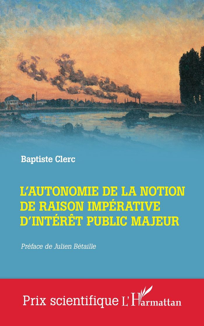 Couverture du livre « L'autonomie de la notion de raison impérative d'intérêt public majeur » de Baptiste Clerc, librairie Les Contes Infusés à Corte
