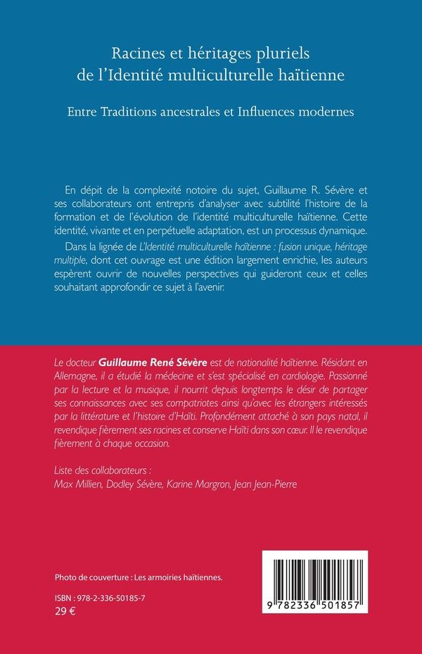 Quatrième de couverture de « Racines et héritages pluriels de l'identité multiculturelle haïtienne : entre traditions ancestrales et influences modernes »