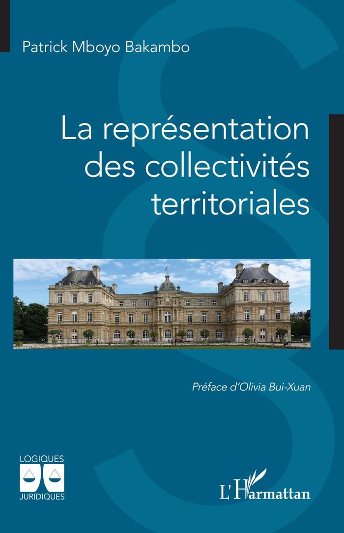 Couverture du livre « La représentation des collectivités territoriales » de Patrick Mboyo Bakambo, librairie Les Contes Infusés à Corte