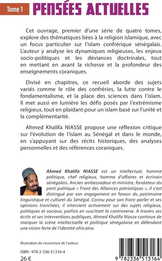 Quatrième de couverture de « Pensées actuelles : Recueil de chroniques, de contributions et de communiqués parus dans la presse - Tome 1 : Interprétations religieuses (2010-2022) »
