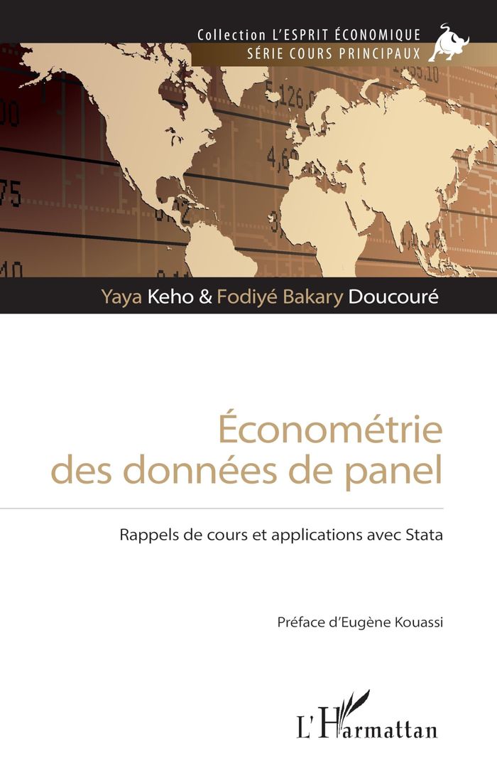 Couverture du livre « Économétrie des données de panel : rappels de cours et applications avec Stata » de Yaya Keho, librairie Les Contes Infusés à Corte