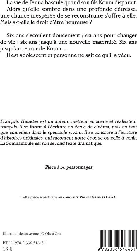 Quatrième de couverture de « La somnambule »
