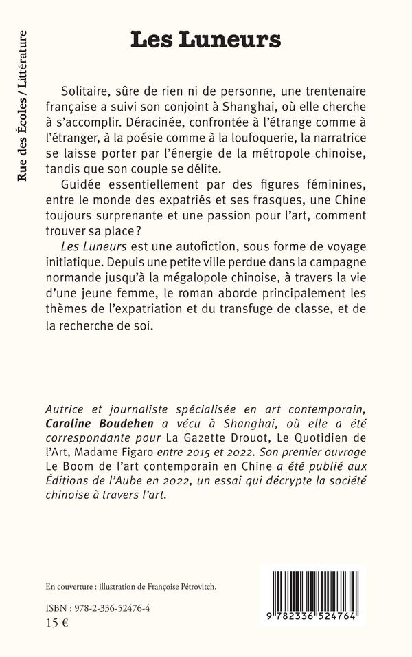 Quatrième de couverture de « Les luneurs : Shanghai, un an, une vie »