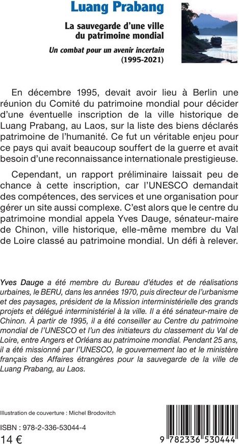 Quatrième de couverture de « Luang Prabang : la sauvegarde d'une ville du patrimoine mondial »