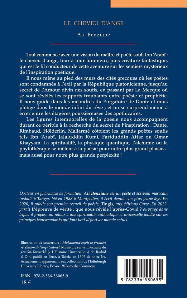 Quatrième de couverture de « Le cheveu d'ange : poésie et quête de l'absolu »